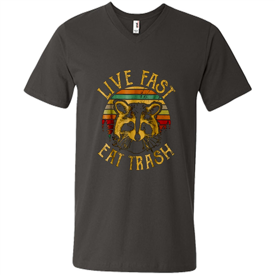 Live fast eat trash bear vintage camping PINGPONG