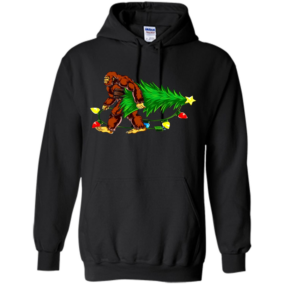 Hugging Christmas Tree Bigfoot PING PONG