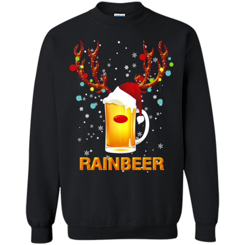 Rainbeer Funny Reindeer Beer Lover