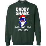 Daddy Shark Costume Reindeer Funny Christmas T-Shirt - Sweatshirt
