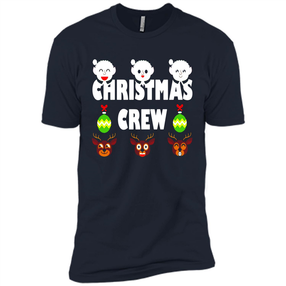 Christmas Crew Gifts Santa Elves Reindeer - Premium Short Sleeve T-Shirt