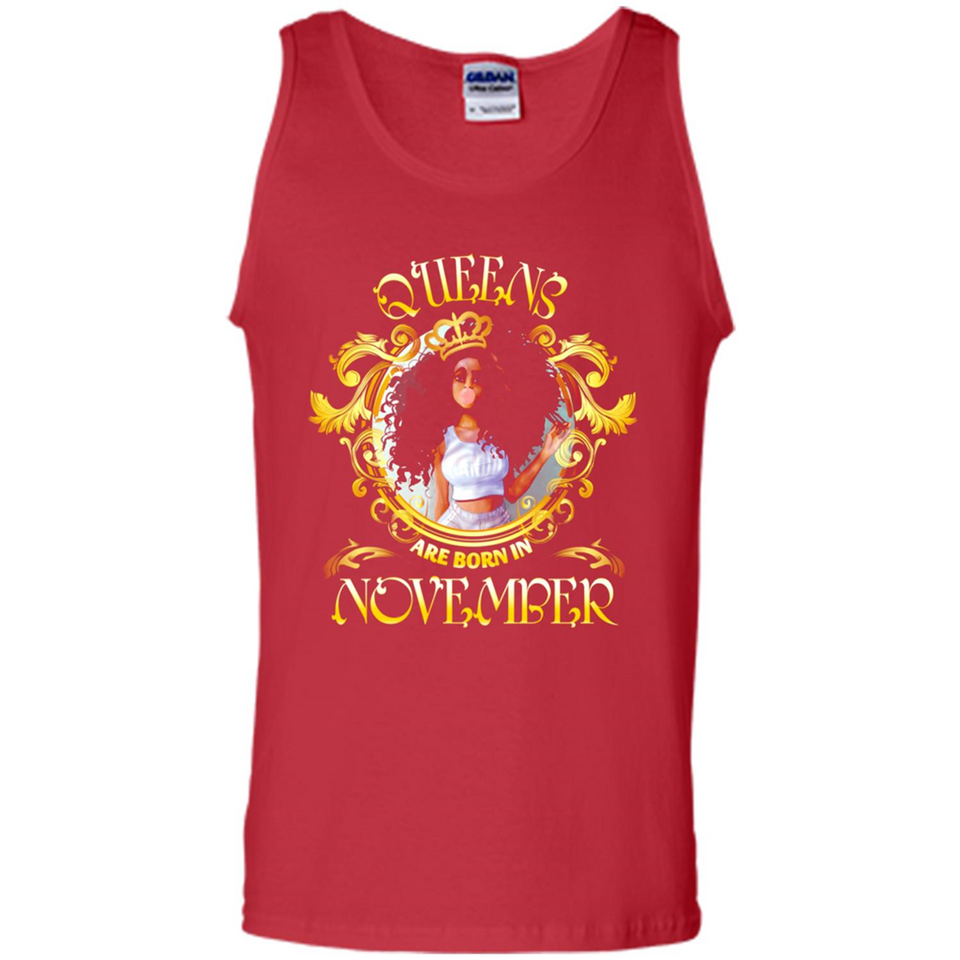 Queens Are Born In November Gold Girl
