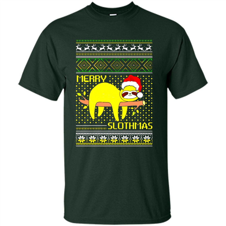 Merry Slothmas Sloth Christmas Sweater PINGPONG - Shirt