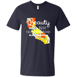 Paradise California Strong Camp Fire Youth T-Shirt PINGPONG - Men's V-Neck