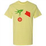 Funny Grinch Hand holding Firefighter ornament Christmas Sporty T-Shirt - Shirt