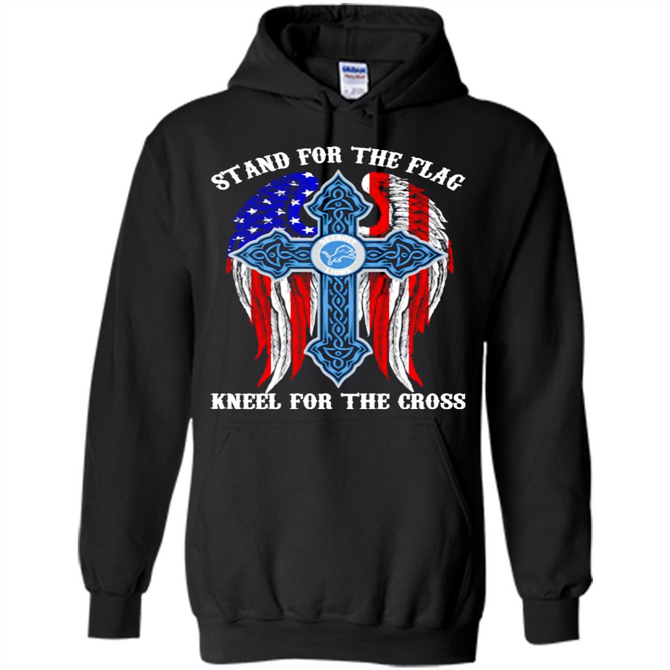 Detroit Lions - stand for the flag kneel for the cross