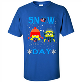 Snow Day Shirt For Columbus Blue Jackets Vs Minion Fans pingpong