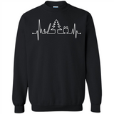 Heartbeat Christmas Tree T-shirt Funny Xmas Costume