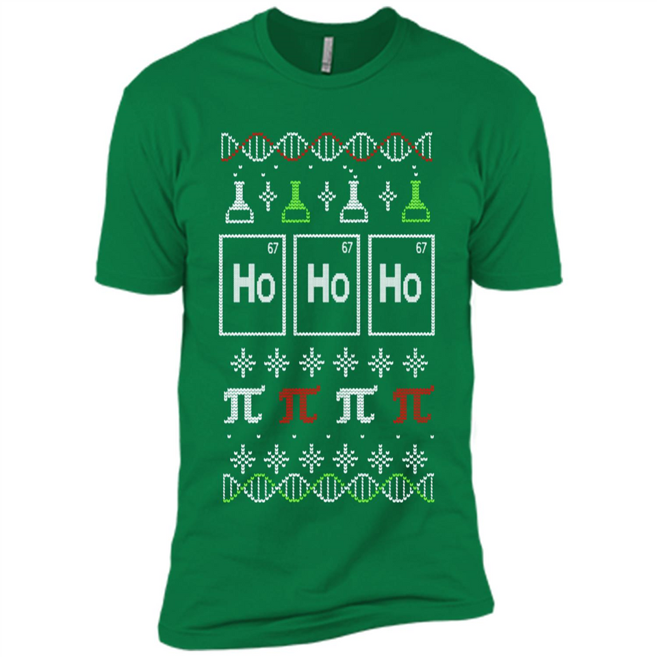 Scientific christmas ugly sweater - Premium Short Sleeve T-Shirt