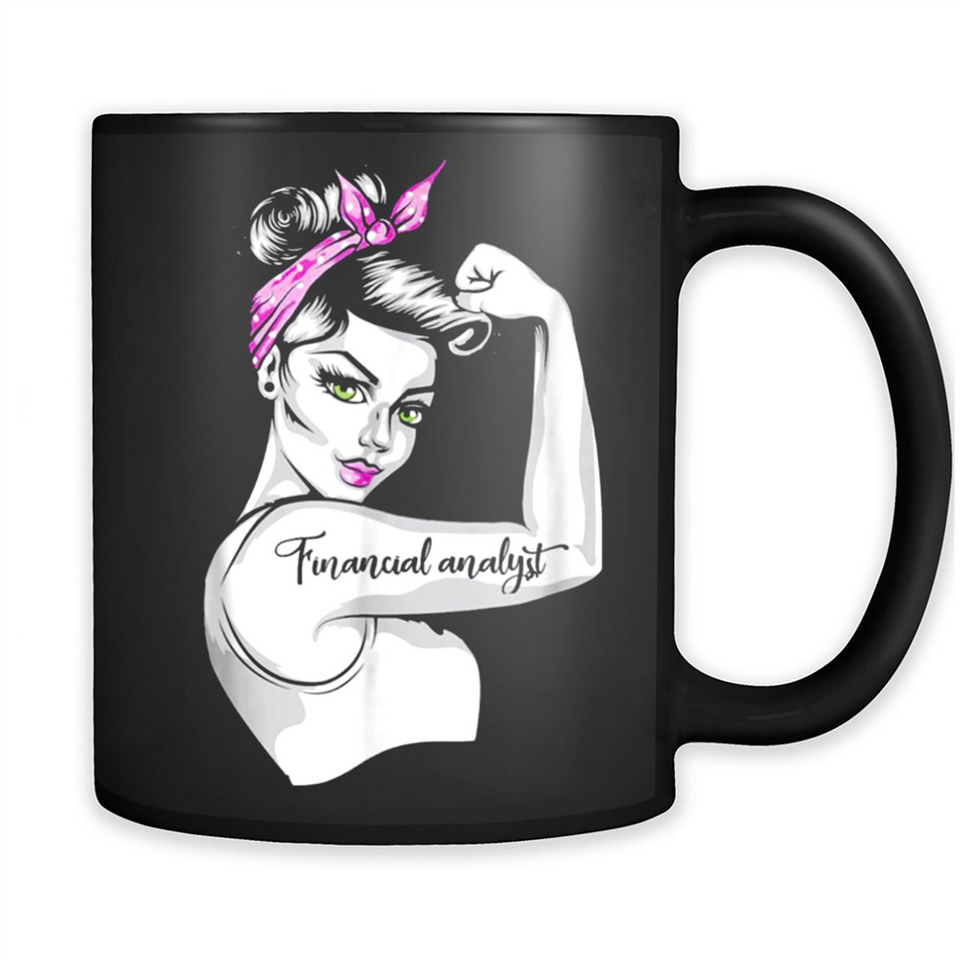 Union Strong Financial Analysts Woman Happy Labor Day