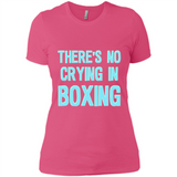 There's no crying in boxing - Ladies' Boyfriend T-Shirt