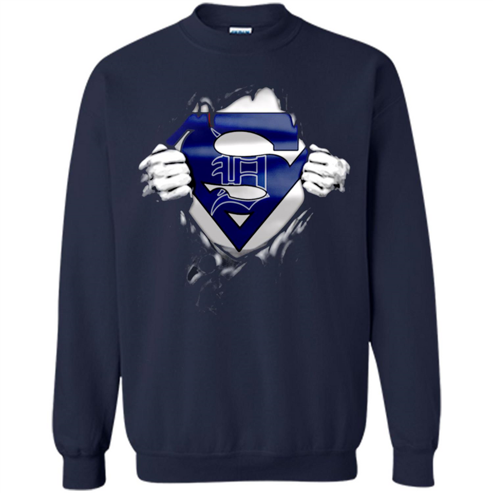 Detroit Tigers And Superman Fans - Sweatshirt