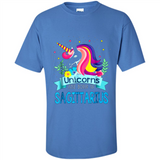 Unicorns are born in Sagittarius Birthday Rainbow Custom Ultra Cotton