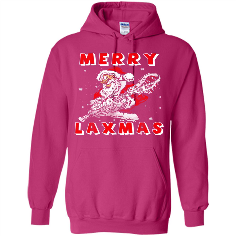 Lacrosse Merry Laxmas Santa - Hoodie