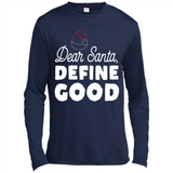 Dear Santa Define Good Christmas - Canvas Long Sleeve T-Shirt