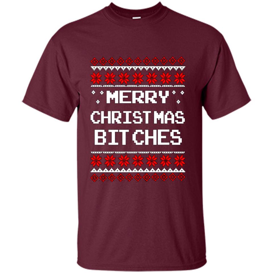 Merry Christmas Bitches ugly sweatshirt PINGPONG