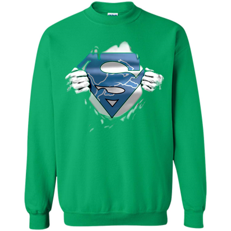 Detroit Lions And Superman Fans - Sweatshirt