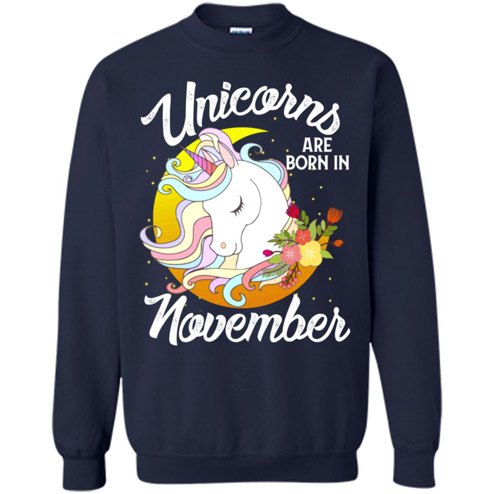 Unicorns Are Born In November Magical Rainbow