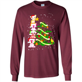 Pigs Christmas T Shirt PINGPONG - Long Sleeve T-Shirt