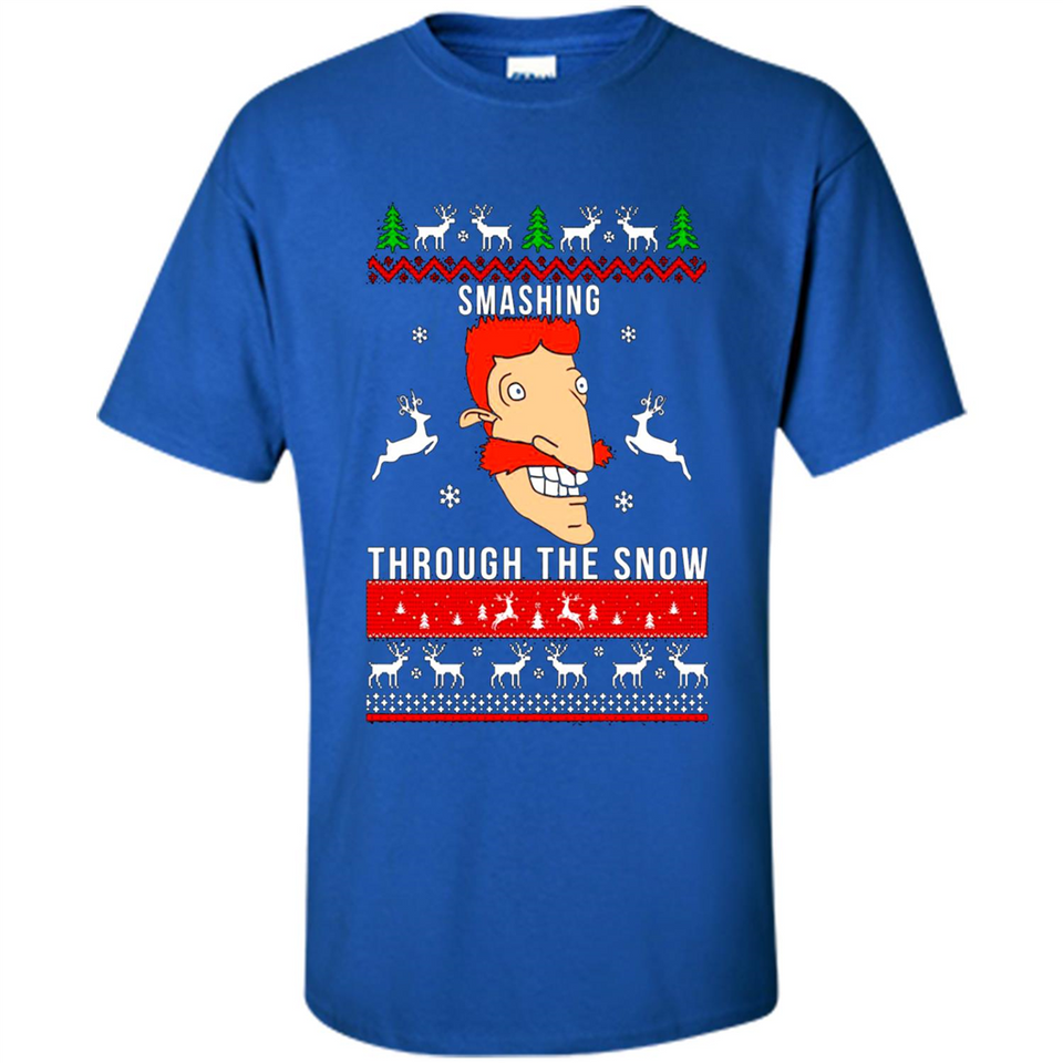 Nigel Thornberry Smashing through the snow Christmas sweatshirt PINGPONG