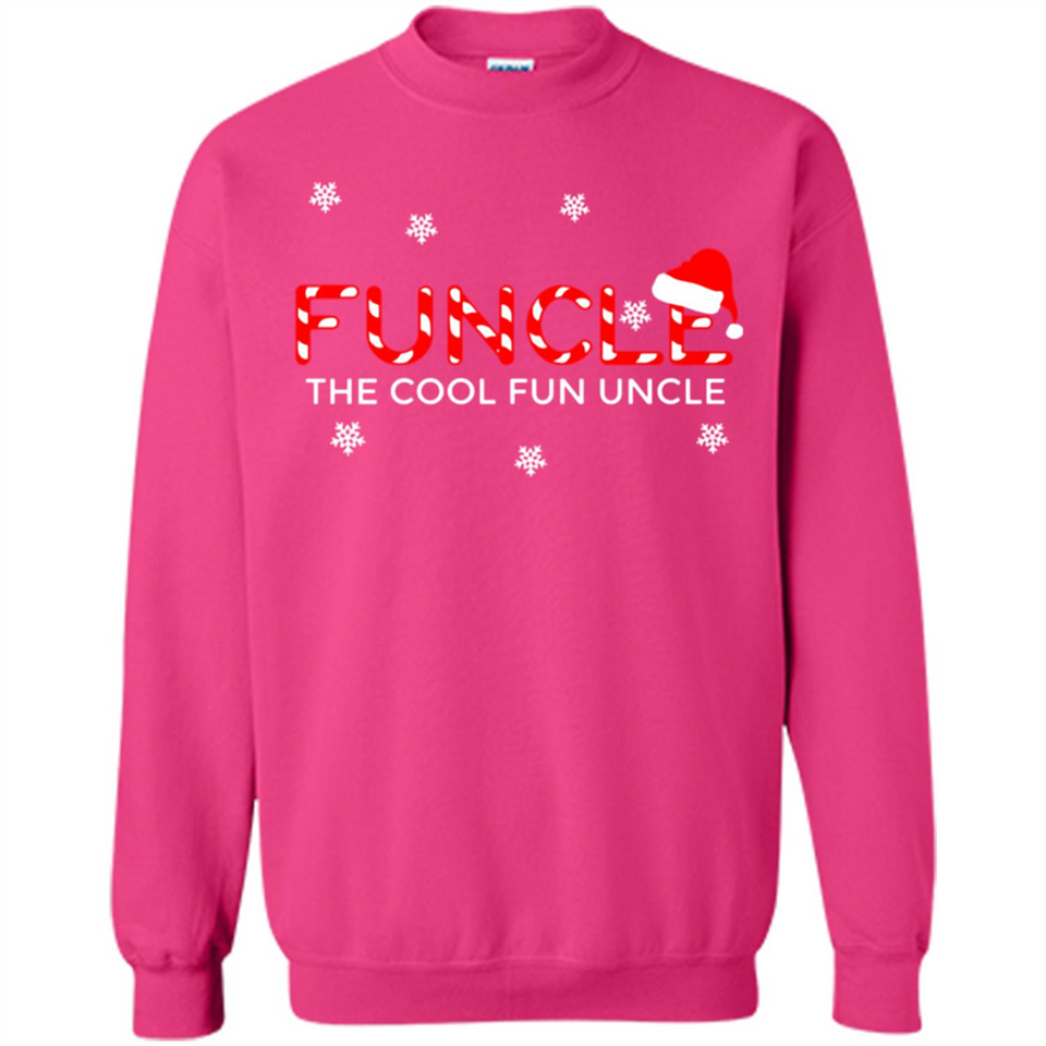 Mens Christmas Funcle The Cool Fun Uncle Definition Xmas - Sweatshirt