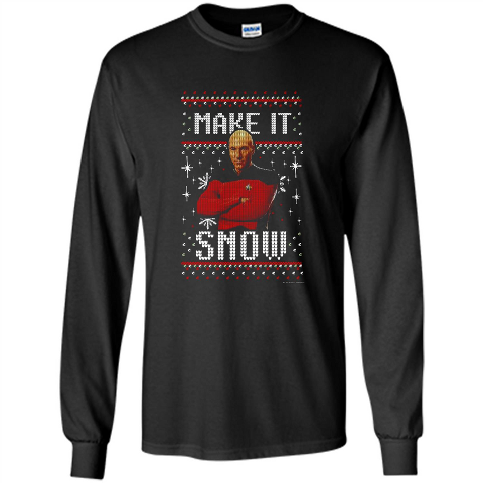 Make It Snow Jean-Luc Picard Star Trek PINGPONG