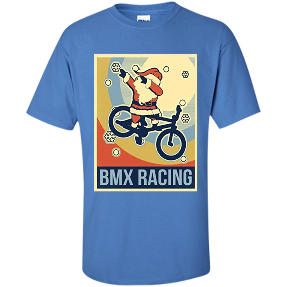 bmx racing dabbing Santa Christmas