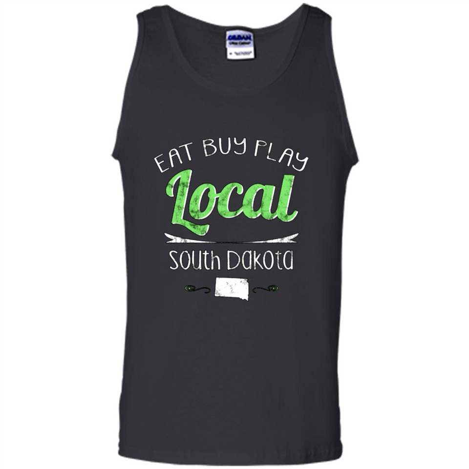 Eat Buy Play Local South Dakota Distressed PING PONG