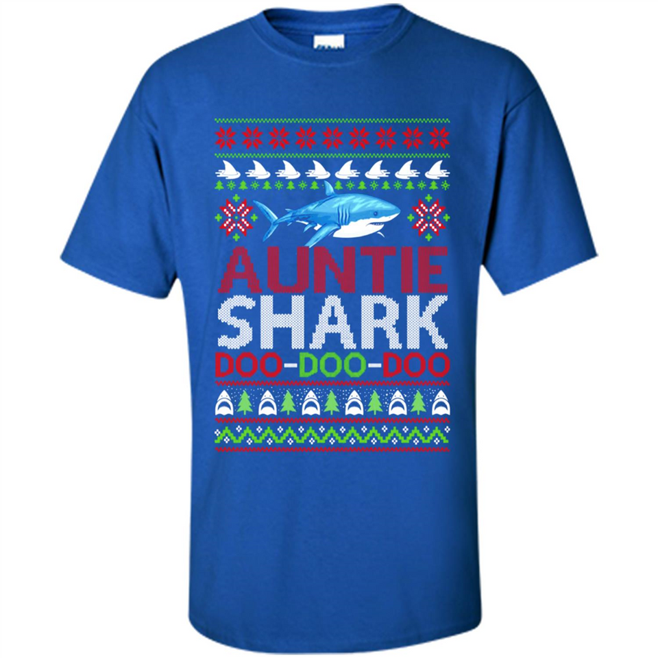 Auntie shark Doo Doo Doo Christmas - Shirt