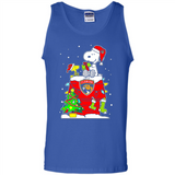 Florida Panthers Snoopy Ugly Christmas Sweaters - Tank Top