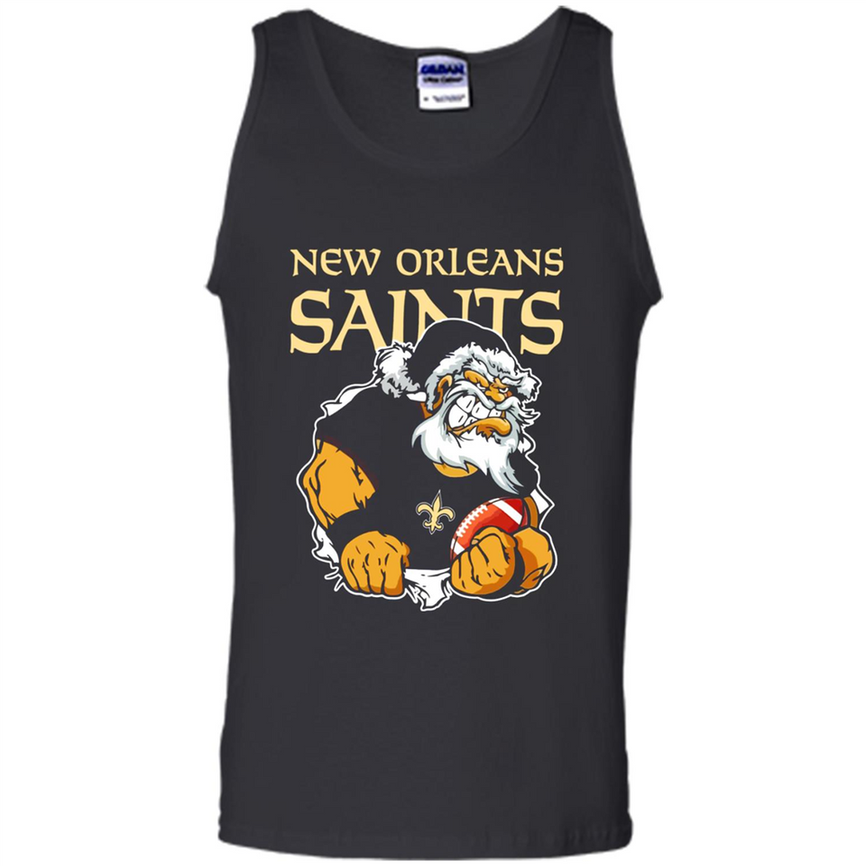 Grumpy Santa Claus New Orleans Saints Football Team PINGPONG