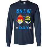 Snow Day Shirt For La Clippers Vs Minion Fans pingpong