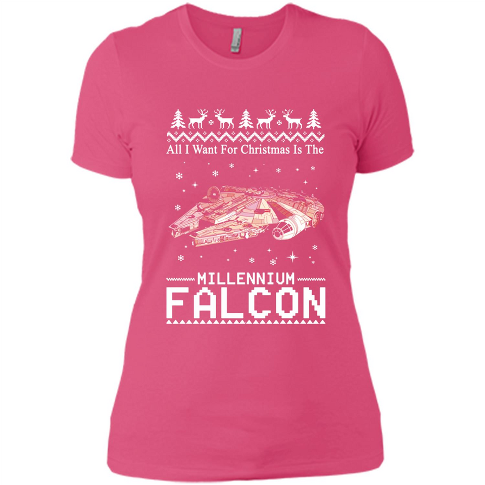 All I Want For Christmas Is The Millennium Falcon ugly PINGPONG