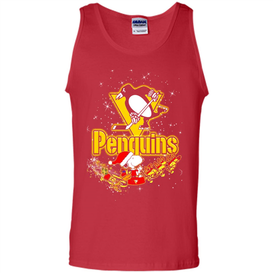 Snoopy Christmas Pittsburgh Penguins - Tank Top