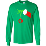 Funny Grinch Hand Holding Oiler Ornament Christmas PING PONG