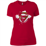 Utah Jazz And Superman Fans - Ladies' Boyfriend T-Shirt