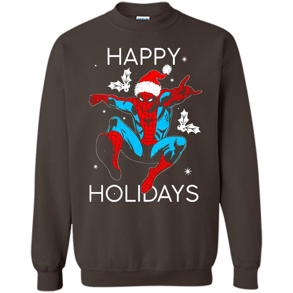 Marvel Spider Man Happy Holidays Santa Christmas Mug PINGPONG - Sweatshirt