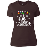 Funny Mechanics Ugly Christmas 2018 - Ladies' Boyfriend T-Shirt