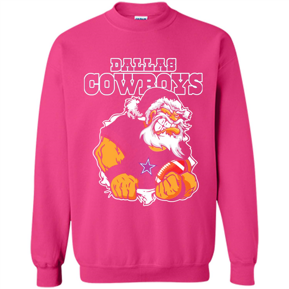 Grumpy Santa Claus Dallas Cowboys Football Team PINGPONG