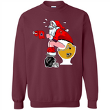 Tampa Bay Buccaneers Santa Claus Toilet