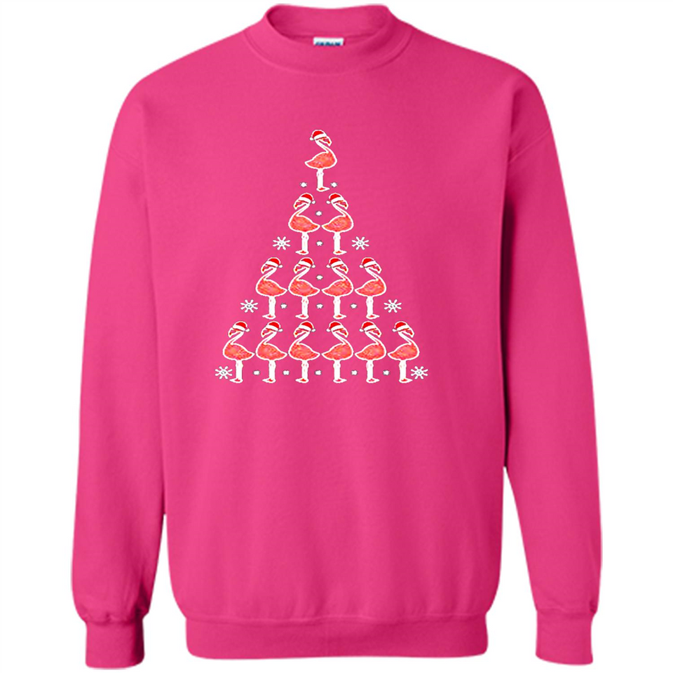 Flamingo Christmas Tree Flamingo - Sweatshirt