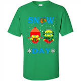 Snow Day Shirt For Chicago Blackhawks Vs Minion Fans pingpong