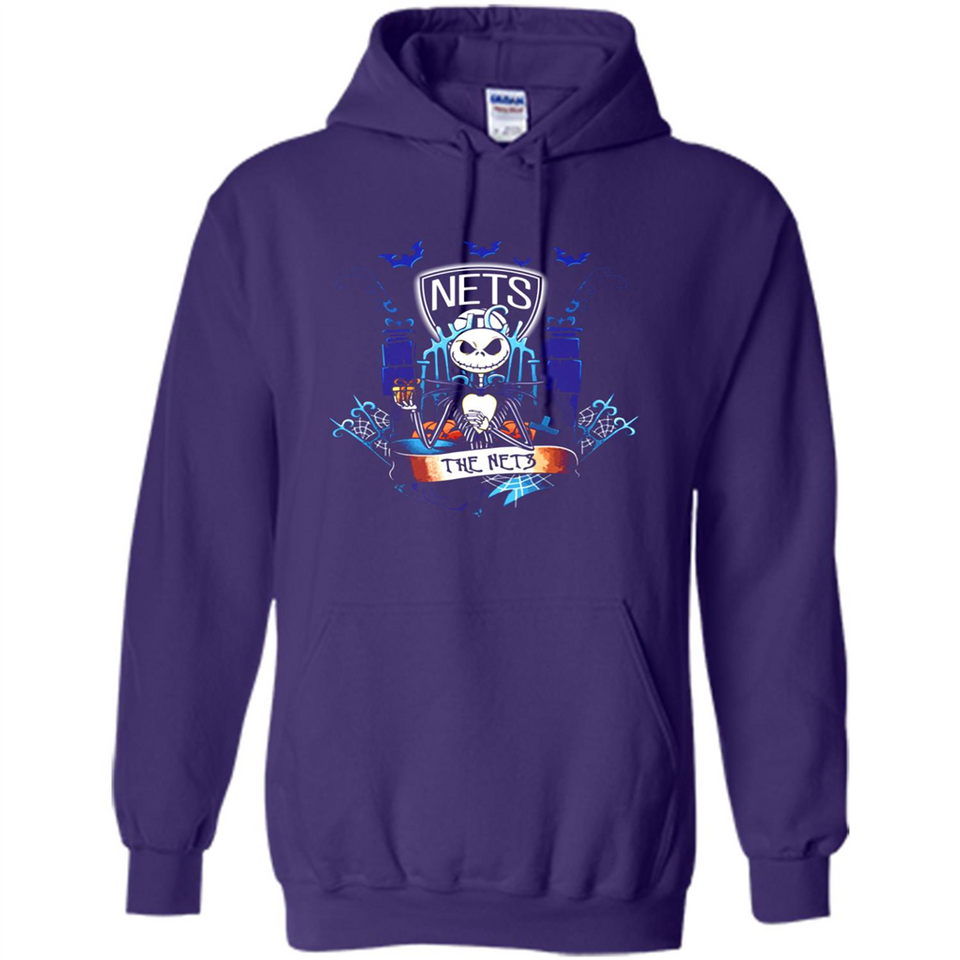 Brooklyn Nets Halloween The Nightmare Before Christmas - Hoodie