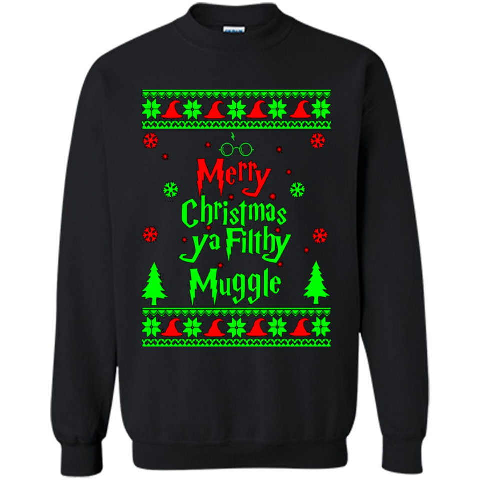 Merry Christmas ya filthy animal ugly sweater PINGPONG
