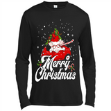 Merry Christmas Pig s - Canvas Long Sleeve T-Shirt