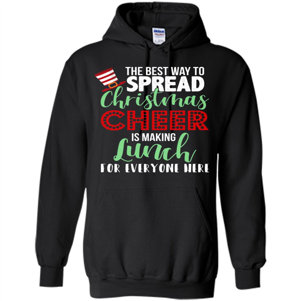 Spread Christmas Cheer Lunch Family Xmas Gift Ls - Hoodie