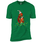 Christmas Lights Sloth Long Sleeve Santa Sloth - Premium Short Sleeve T-Shirt