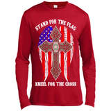 Dallas Stars - stand for the flag kneel for the cross