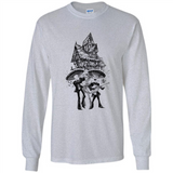 Mariachi Skeleton Shirt Dia De Los Muertos Tequila - Long Sleeve T-Shirt