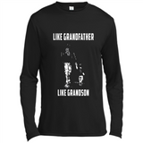 Chicago White Sox GrandFather Like GrandSon - Canvas Long Sleeve T-Shirt